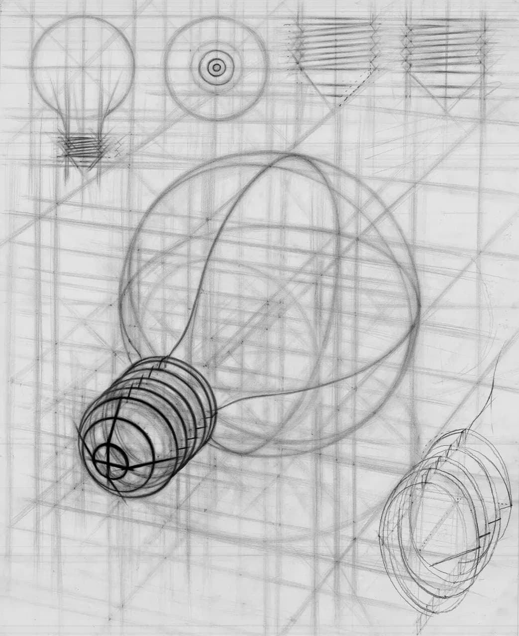 Light bulb drawing